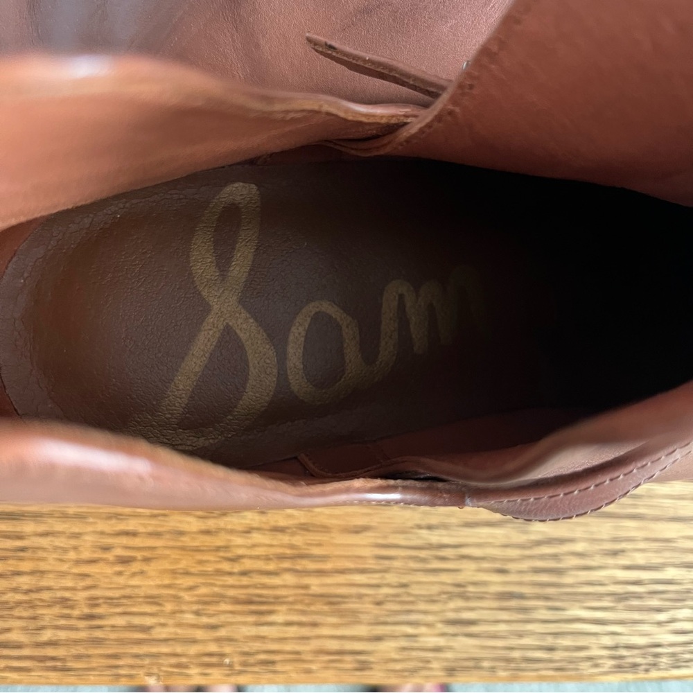 Sam Edelman Palmer Leather Booties Sz9 - Picture 6 of 9